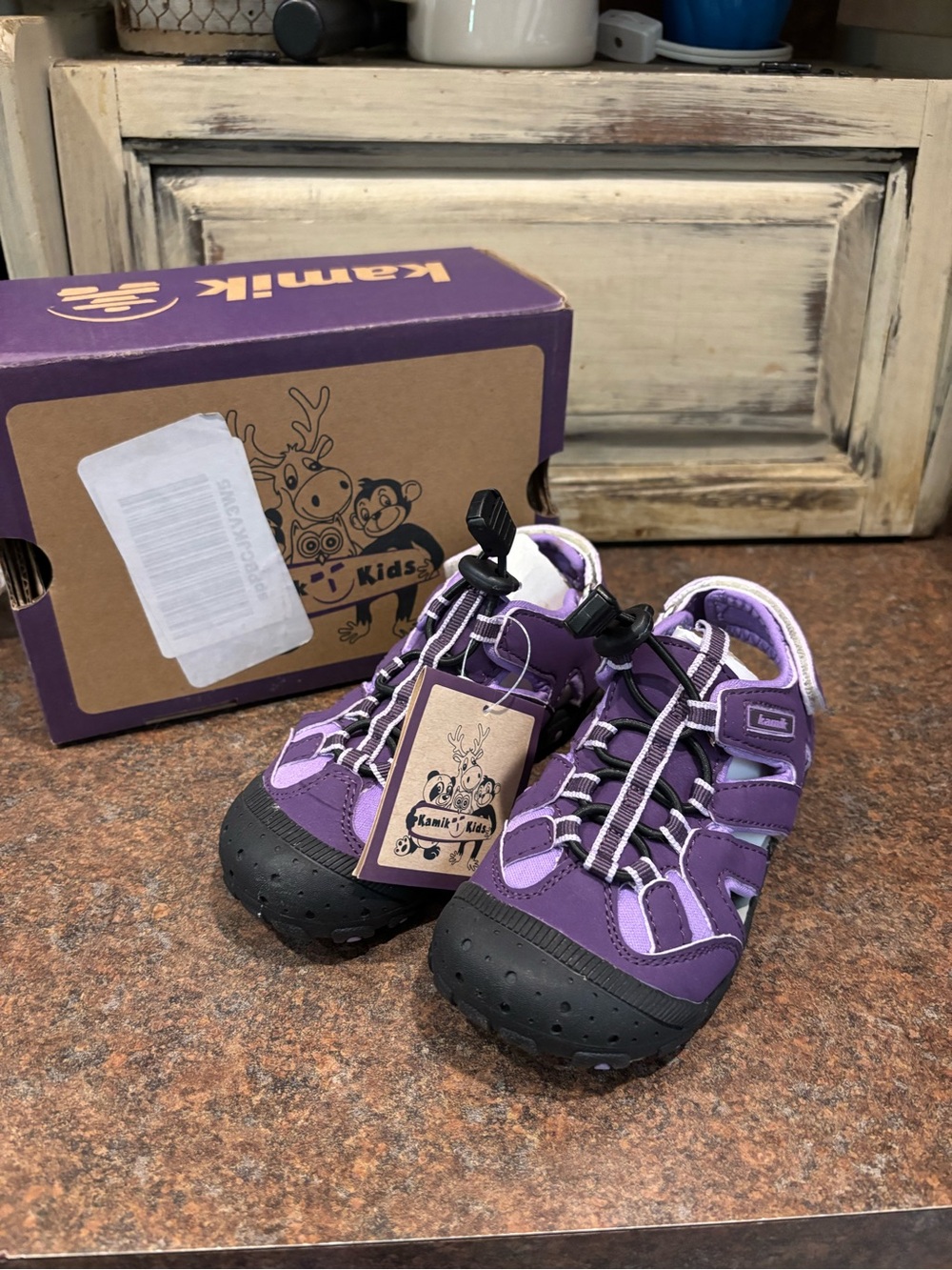 Kamik Kids Purple Outdoor Sandals